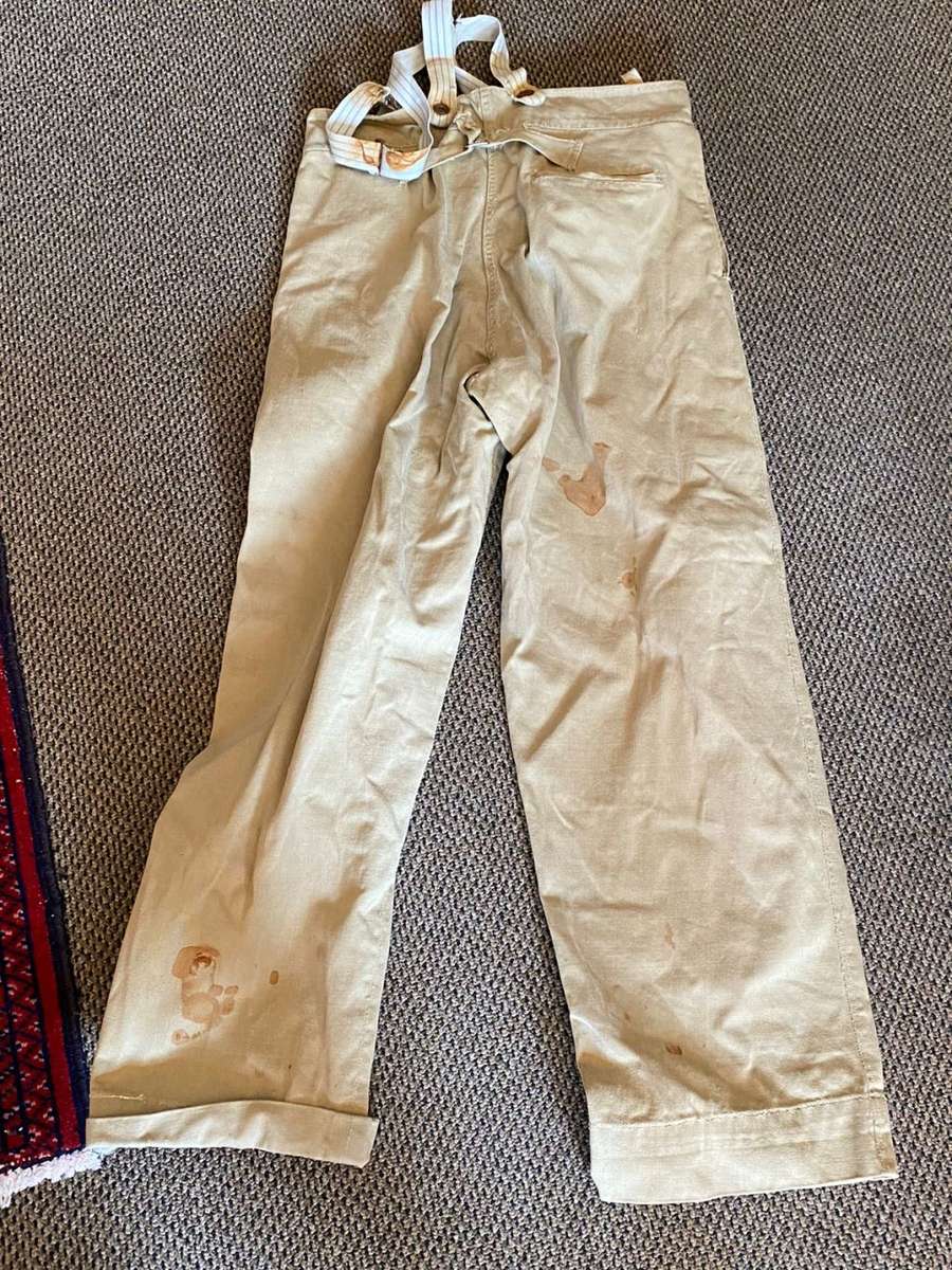 AUTHENTIC WW2 SA UDF HOME FRONT UNIFORM TUNIC + PANTS WITH ARMBAND-VETERAN WW1