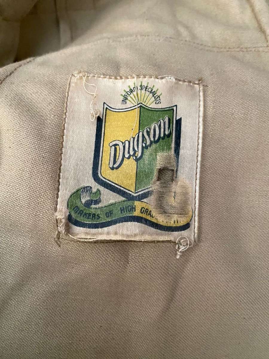 AUTHENTIC WW2 SA UDF HOME FRONT UNIFORM TUNIC + PANTS WITH ARMBAND-VETERAN WW1