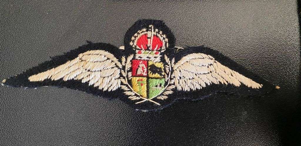 SAAF WW2 PILOTS PRESENTATION WINGS WITH DOCS AND PHOTO