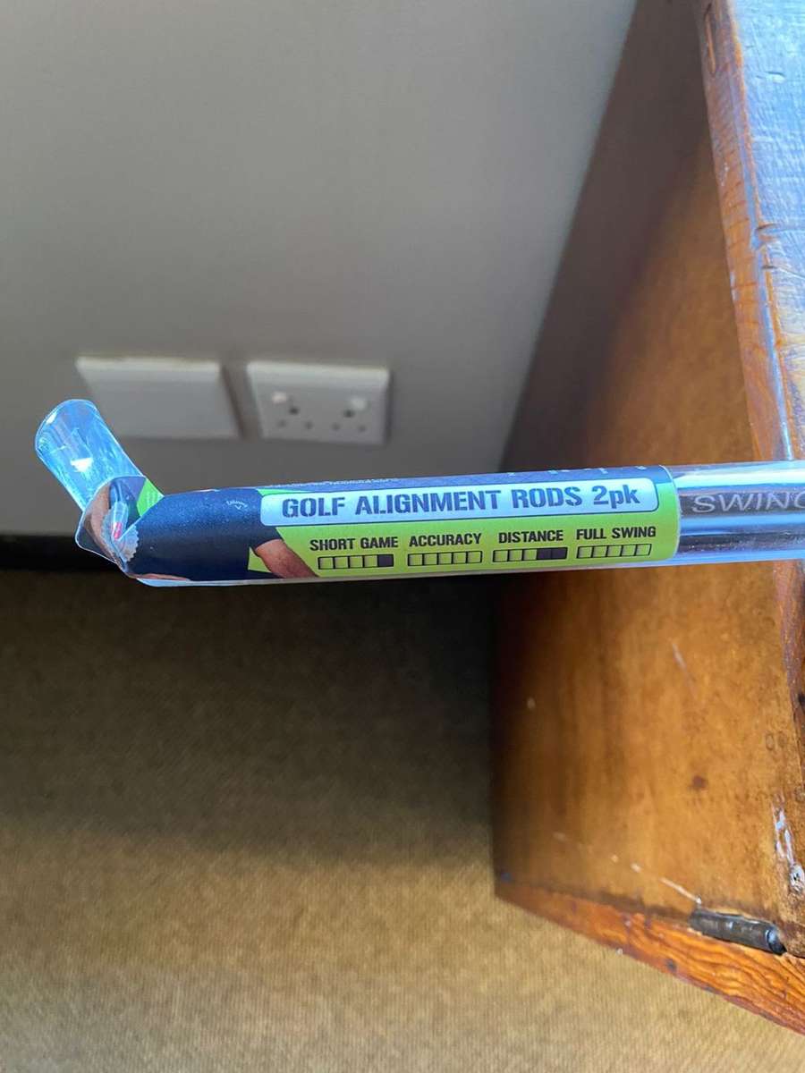 GOLF ALIGNMENT RODS-2 IN ORIGINAL PACKAGING