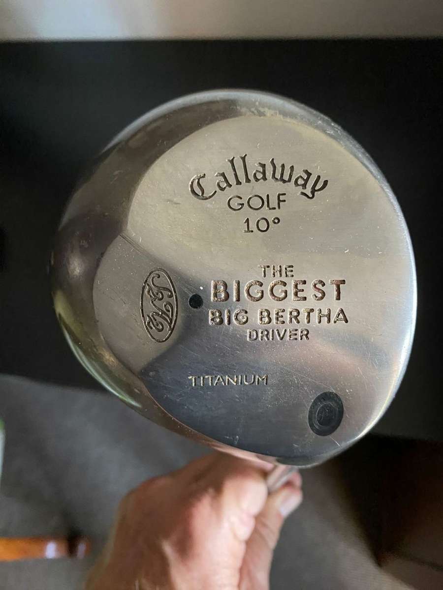 CALLAWAY-THE BIGGEST BIG BERTHA DRIVER 10 DEGREES-OVERALL LENGTH 114 CM