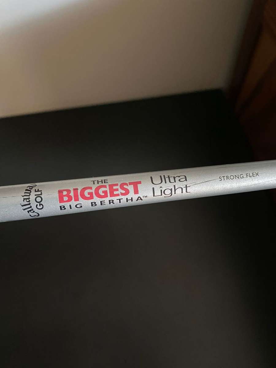 CALLAWAY-THE BIGGEST BIG BERTHA DRIVER 10 DEGREES-OVERALL LENGTH 114 CM