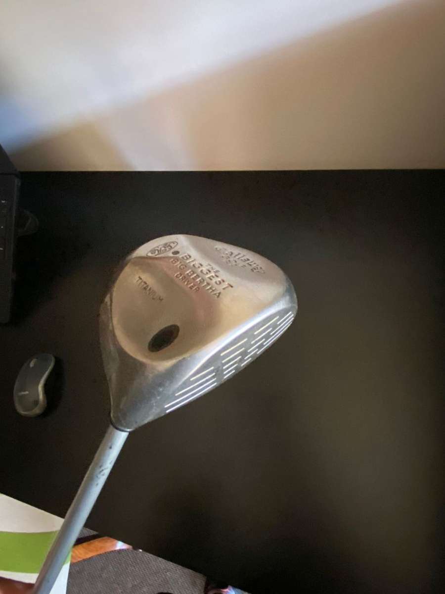 CALLAWAY GOLF 9 DEGREES-THE BIGGEST BIG BERTHA-OVERALL LENGTH 119CM