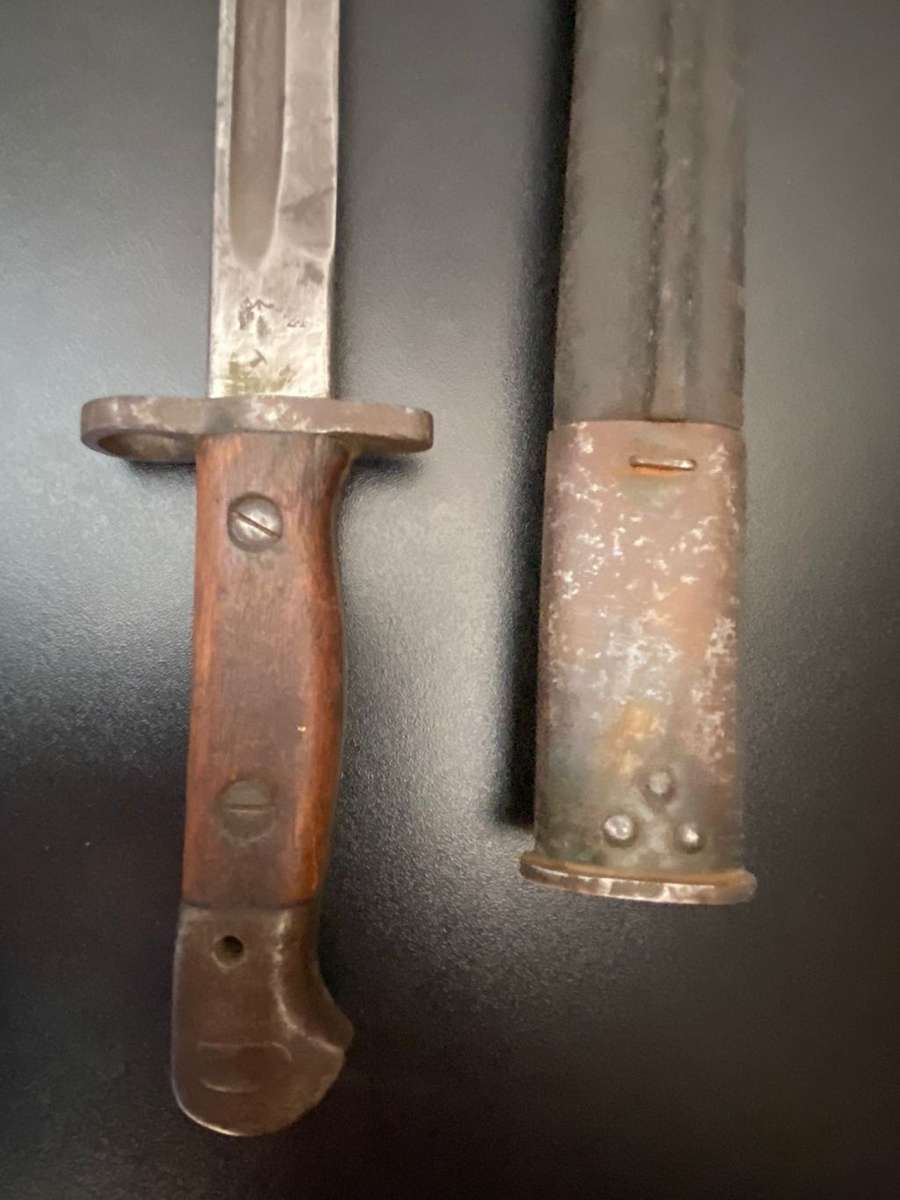 BRITISH 1907 PATTERN WILKINSON BAYONET WITH SCABBARD