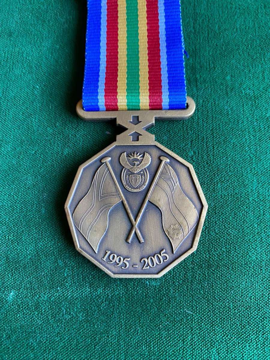 SAP 10 YEAR COMMEMORATIVE MEDAL -NUMBERED