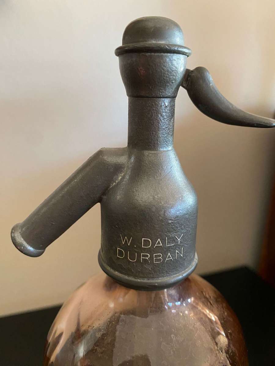 W. DALY DURBAN,SPECIAL CLUB SODA BOTTLE-HEIGHT 32 CM