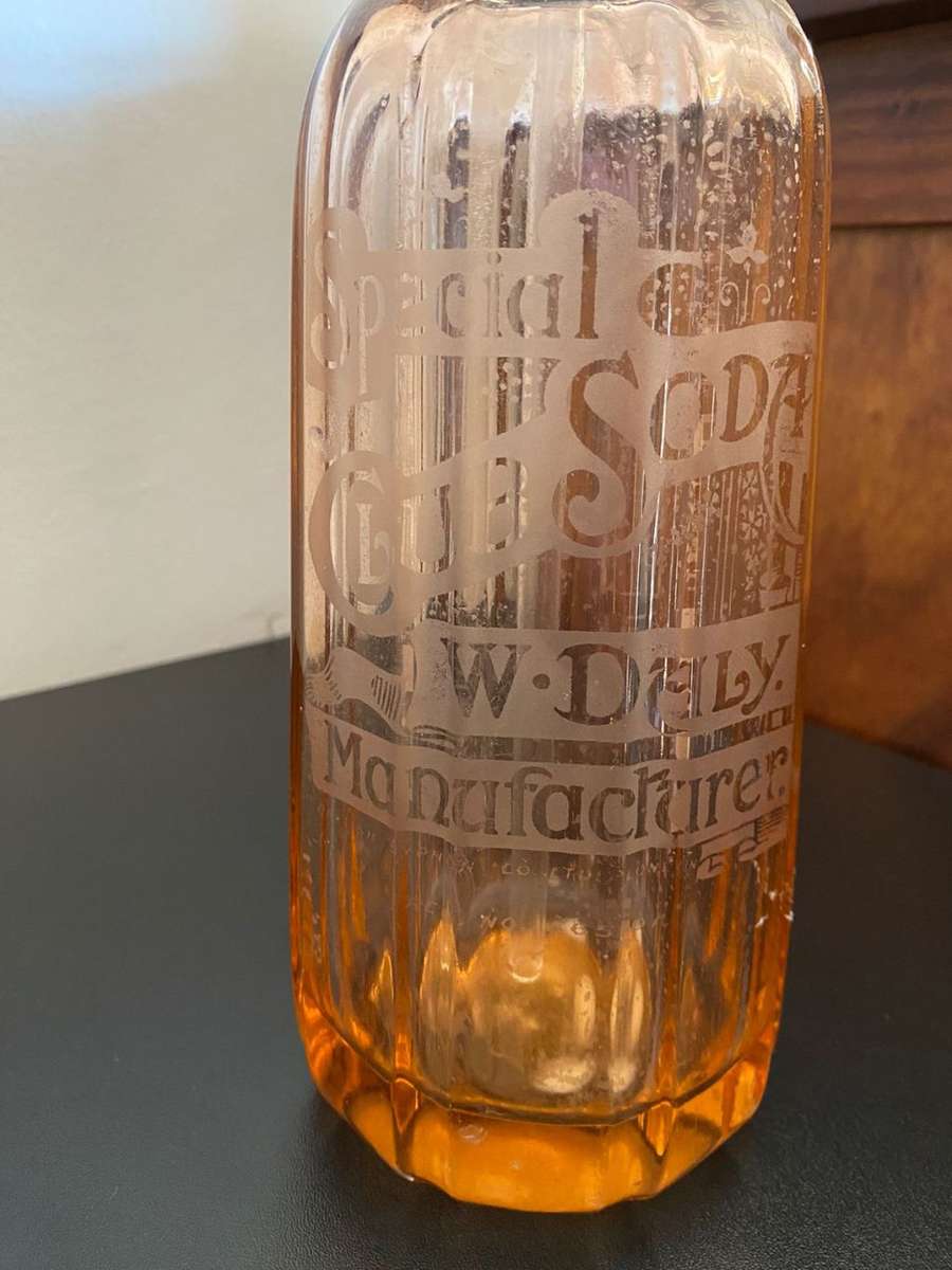W. DALY DURBAN,SPECIAL CLUB SODA BOTTLE-HEIGHT 32 CM