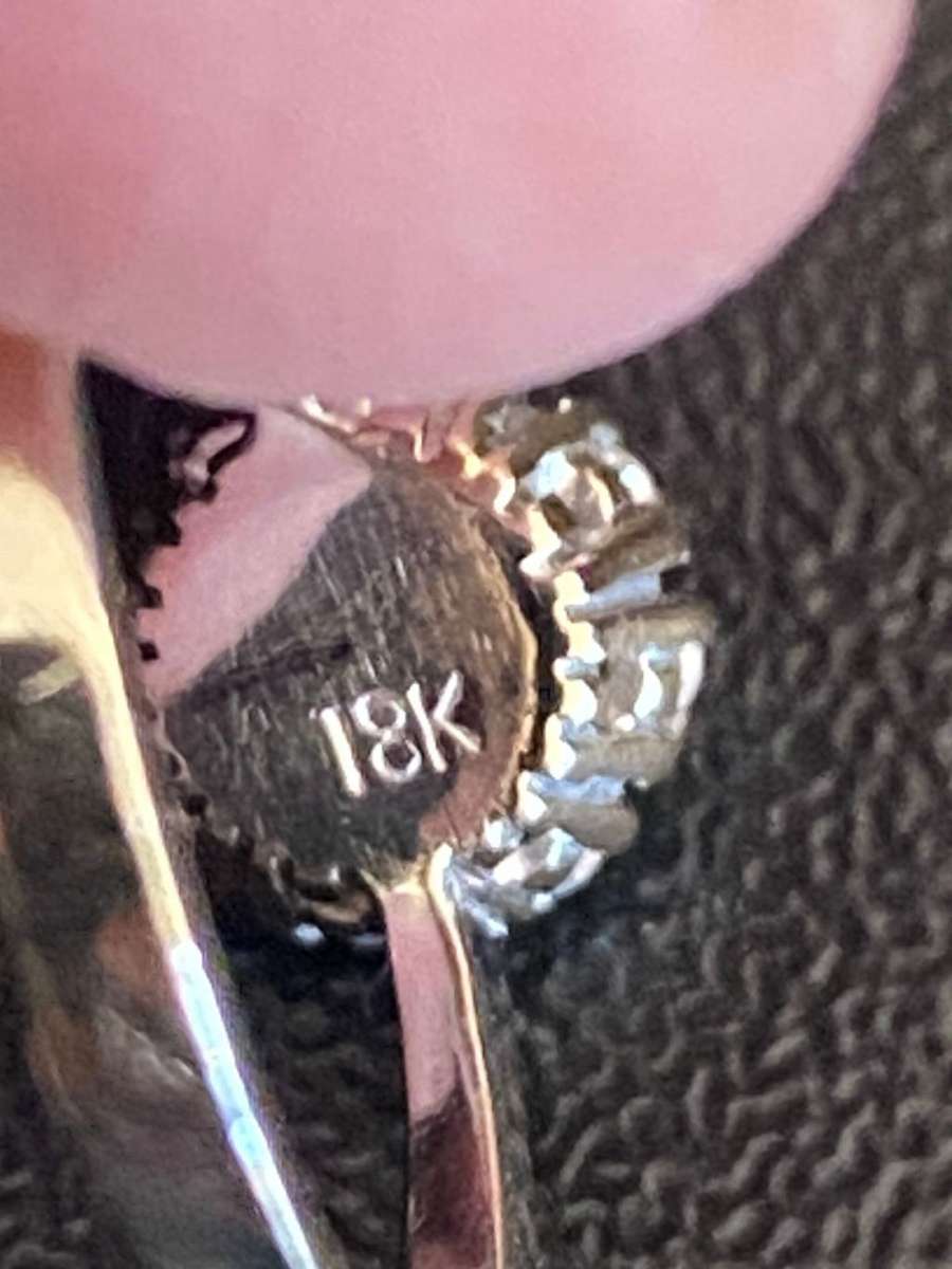 SOLID WHITE GOLD RING WITH 10 DIAMONDS-TOTAL WEIGHT 2,4G-RING SIZE JUST SMALL OF I