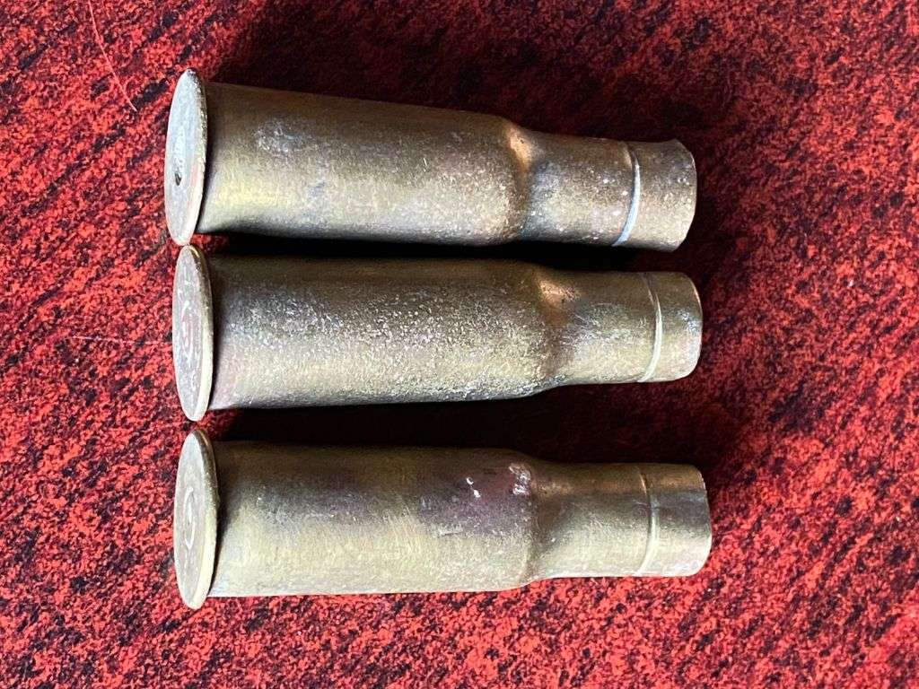 577/.450 MARTINI HENRY CASINGS-3 SOLD TOGETHER-CIRCA 1894-1903