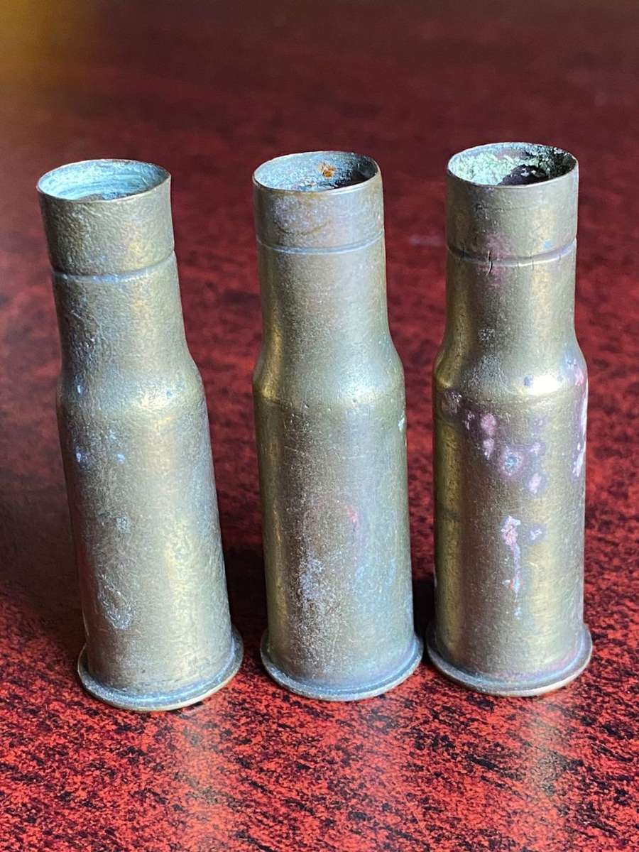 577/.450 MARTINI HENRY CASINGS-3 SOLD TOGETHER-CIRCA 1894-1903