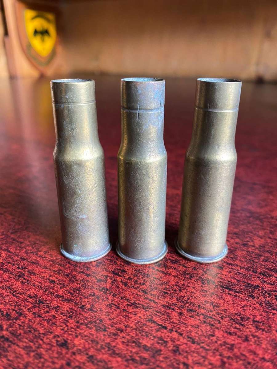 577/.450 MARTINI HENRY CASINGS-3 SOLD TOGETHER-CIRCA 1894-1903