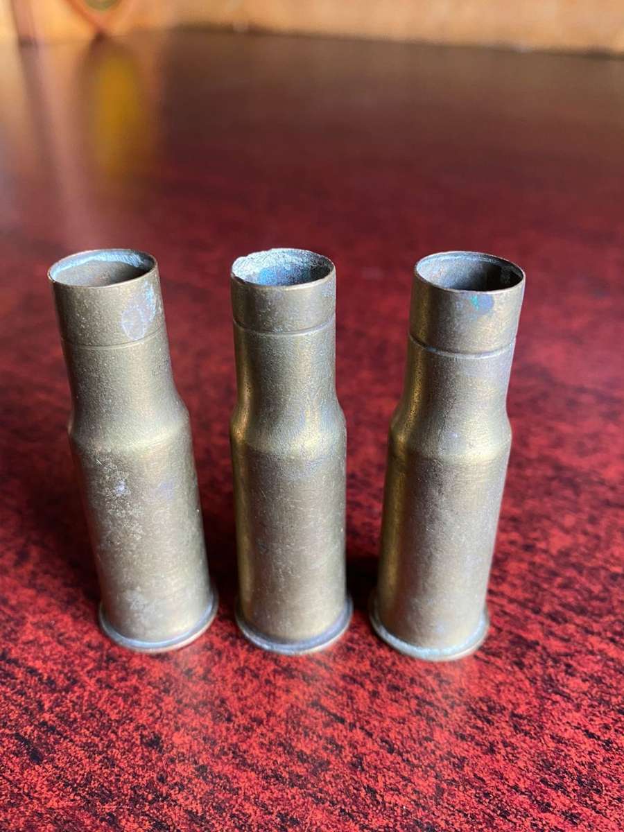 577/.450 MARTINI HENRY CASINGS-3 SOLD TOGETHER-CIRCA 1894-1903