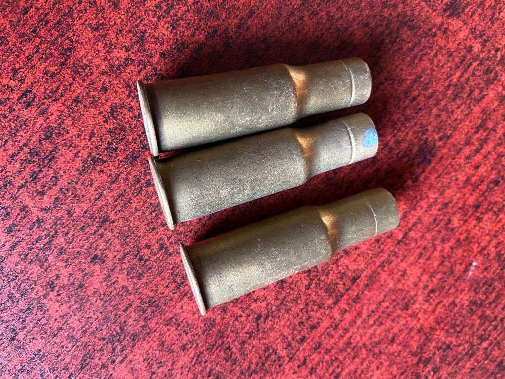 577/.450 MARTINI HENRY CASINGS-3 SOLD TOGETHER-CIRCA 1894-1903