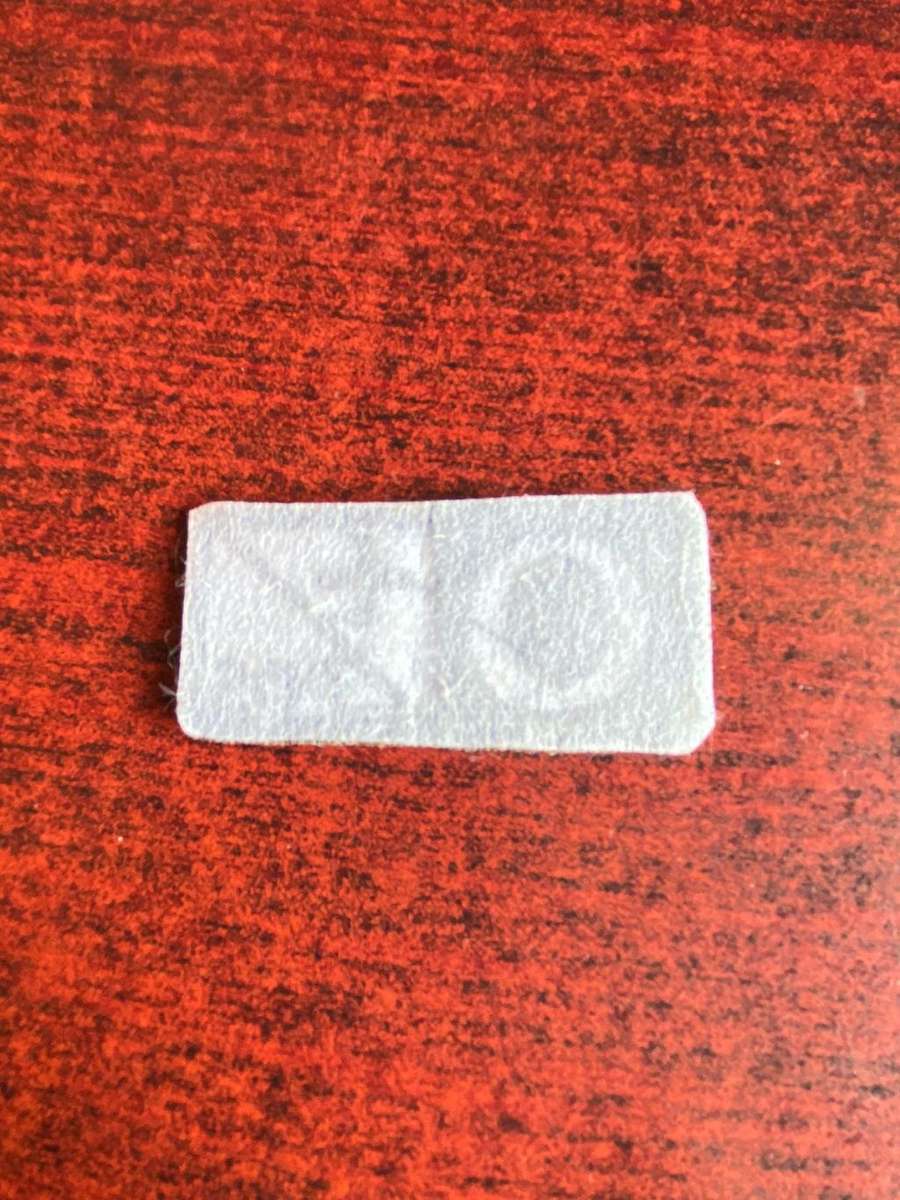 EMBROIDERED BLOOD GROUP PATCH