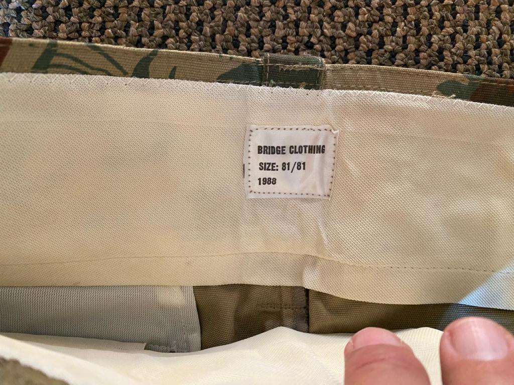 POLICE TASK FORCE 2ND PATTERN CAMO TROUSERS-NEVER WORN(NEW) PLEASE LOOK AT PICS FOR SIZED-LABELLED A