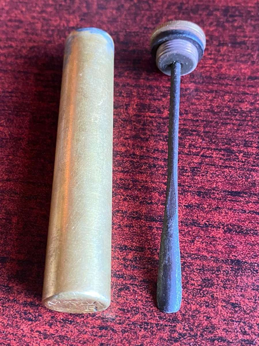 .303 oil bottle, marked