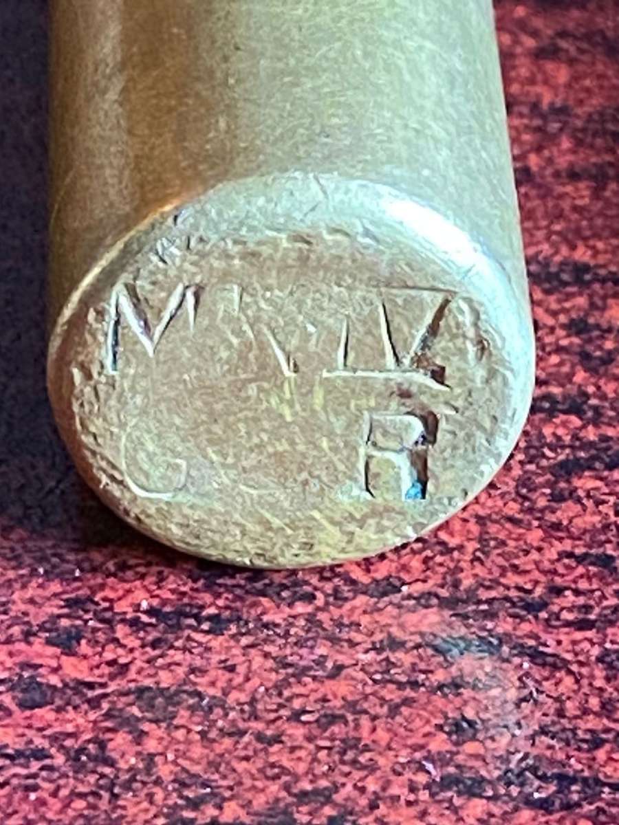 .303 oil bottle, marked