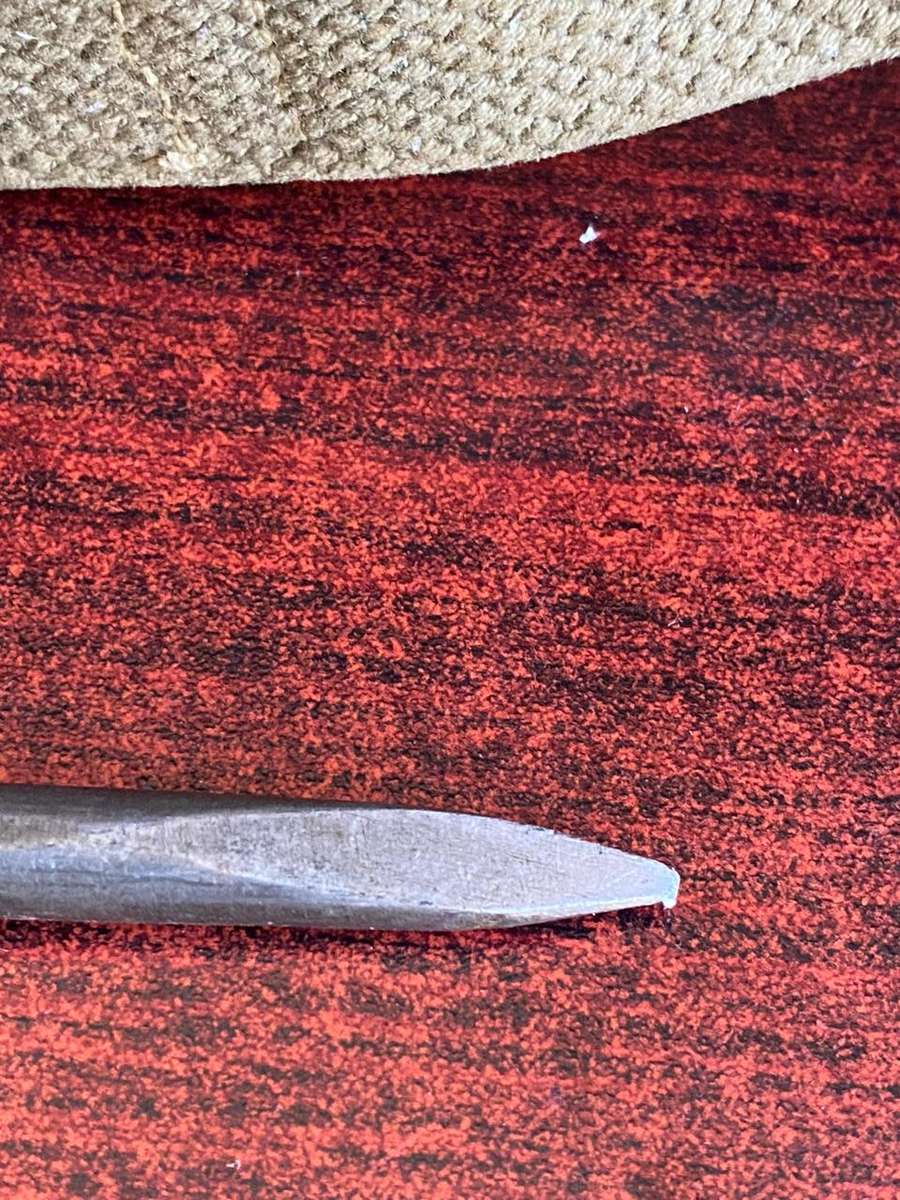 .303 RIFLE NO 4 MK11 SAVAGE BAYONET,WITH VICTORY PLASTIC SCABBARD AND WEBBING FROG-VERY GOOD CONDITI