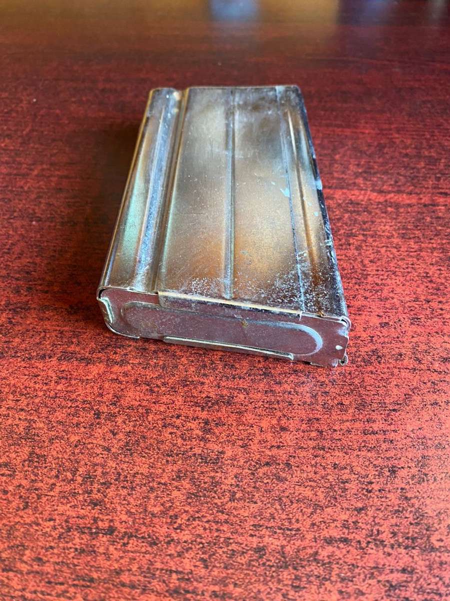 CHROMED R1 MAGAZINE-GOOD WORKING CONDITION-USED FOR CEREMONIAL PURPOSES/STATE PRESIDENTS GUARD