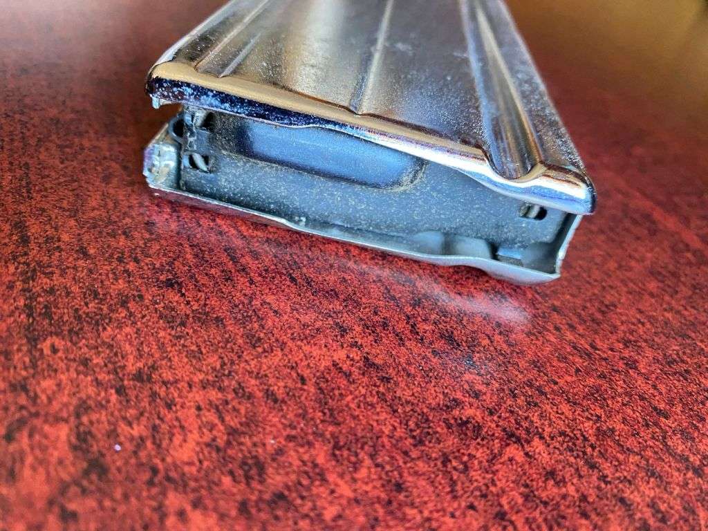 CHROMED R1 MAGAZINE-GOOD WORKING CONDITION-USED FOR CEREMONIAL PURPOSES/STATE PRESIDENTS GUARD