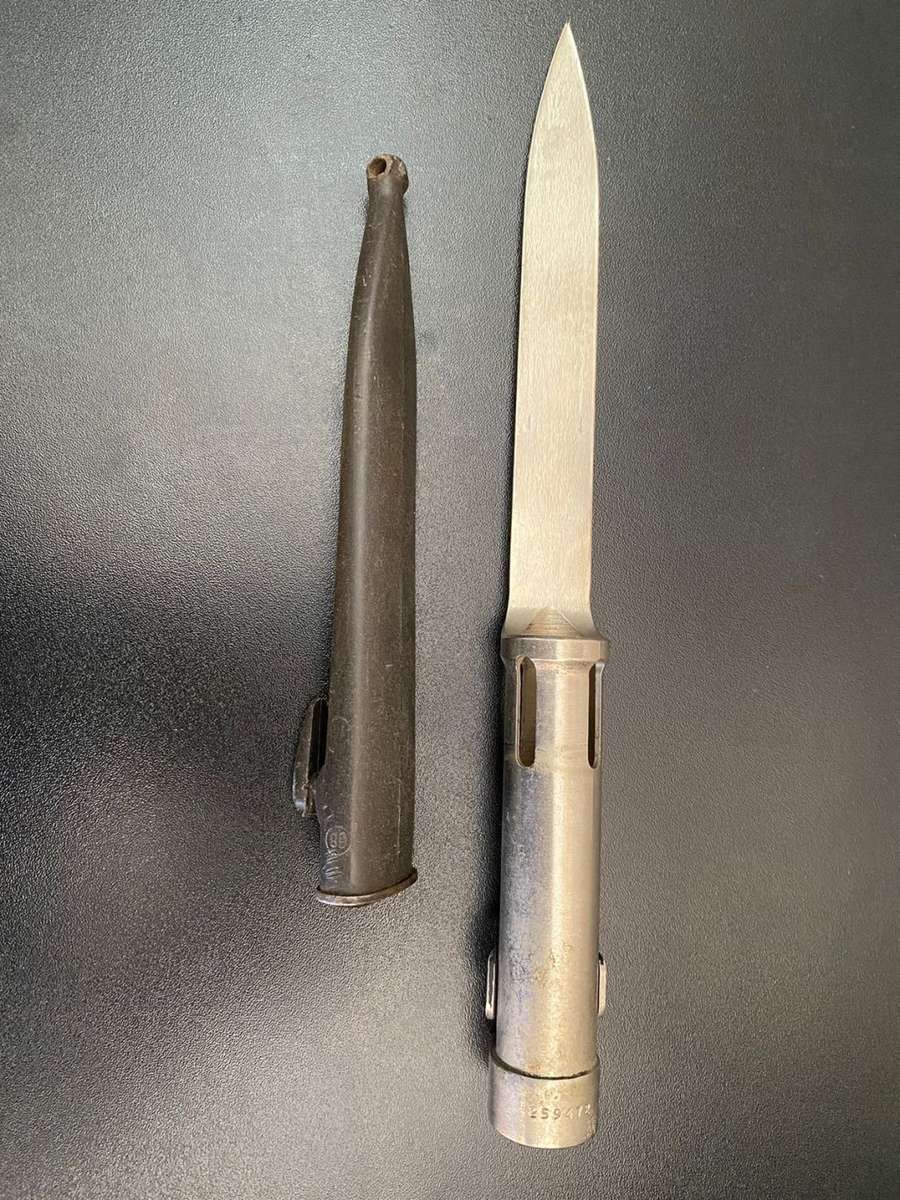 CHROMED R1 BAYONET FOR CEREMONIAL PARADES