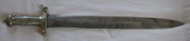 FRENCH PATTERN 1831 GLADIUS FOOT ARTILLERY SHORT SWORD. SWORD LENGTH IS 63.5CM HILT 15CM - BLADE 48.