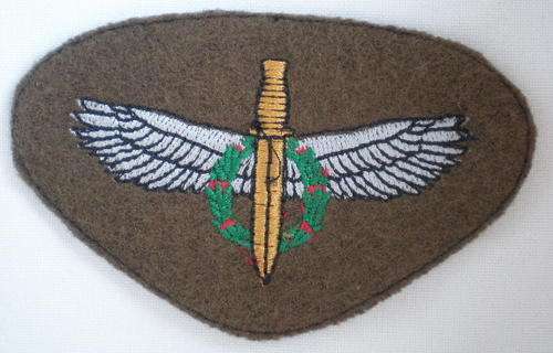 RECCE/SA SPECIAL FORCES PROPOSED 1995,BERET BADGE-NEVER ADOPTED-EMBROIDERED ON FELT B
