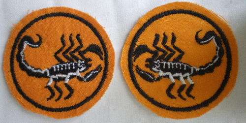 RECCE/HUNTER GROUP LEFT &RIGHT HAND ROUNDED BADGE FOR COMPLETING PHASE 2-EMBROIDERED