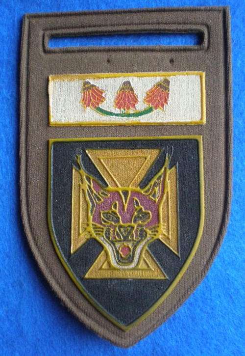 7 SA INFANTRY BATTALION WITH FAR NORTH COMMAND BAR-EMBOSSED-ORIGINAL-ONE PIN