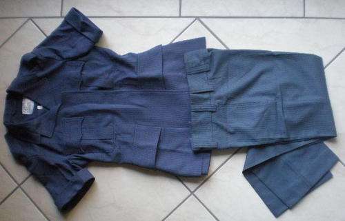 SAP EARLY SAFARI SUIT-THE JACKET LABELLED&DATED 1981-THE JACKET SIZE SMALL MEASURES 42CM ARMPIT TO A