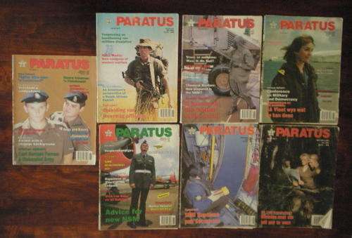 SA BORDER WAR PERIOD MAGAZINE-PARATUS,FOLLOWING NO'S SOLD TOGETHER:VOL 42 NO'S 1,2,3,4,5,6 & 7 DATIN