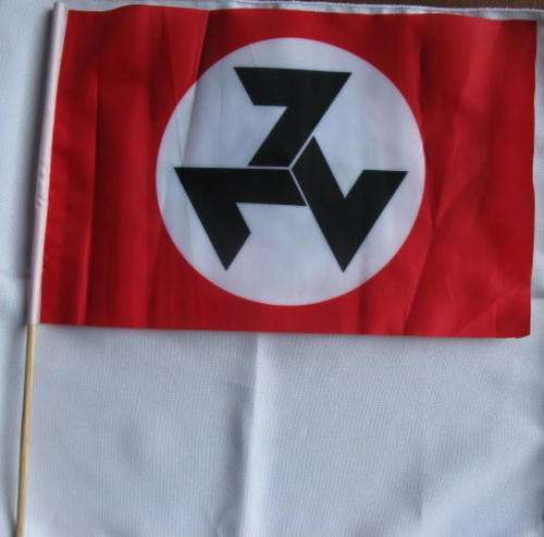 AWB HAND HELD FLAG-USED AT PUBLIC MEETINGS