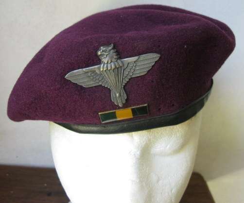 44 PARA BRIGADE BERET,WORN 1985-EARLY 90'S