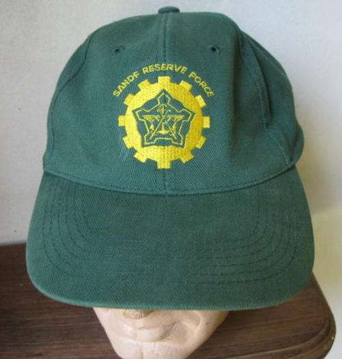 SANDF RESERVE FORCE BASEBALL CAP-SIZE ADJUSTABLE