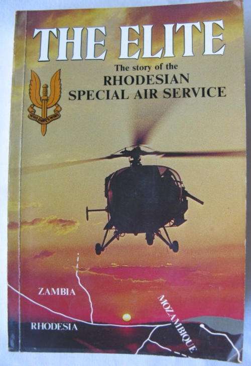 THE ELITE-THE STORY OF THE RHODESIA SAS-SIGNED BY BARBARA COLE--SOFT COVER-PUBLISHED 1985-CONDITION