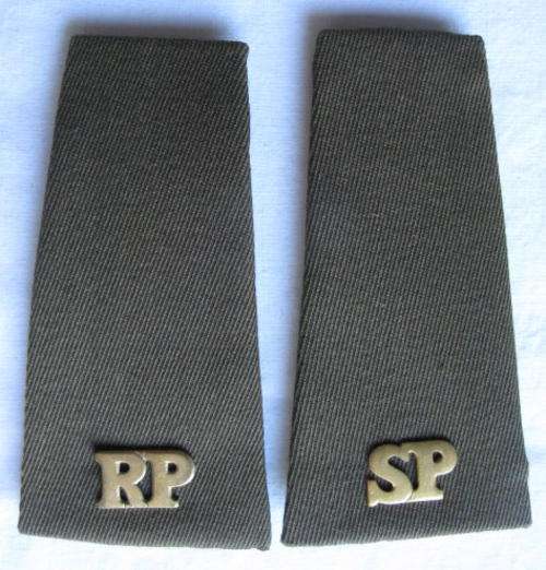 SA RAILWAY POLICE RANK SLIP ONS