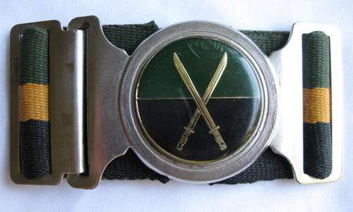 SA INFANTRY SCHOOL STABLE BELT BUCKLE