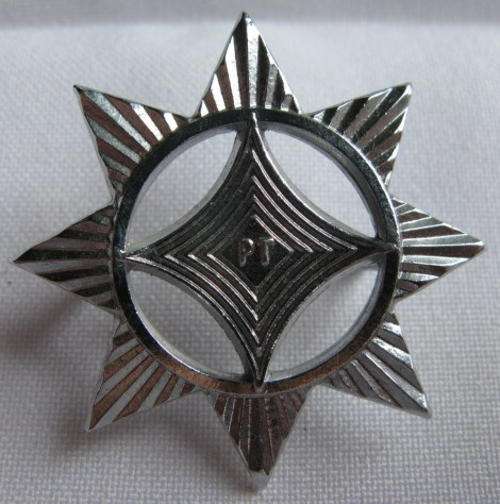 SOUTH AFRICA GENERAL POST OFFICE CAP BADGE-2 LUGS