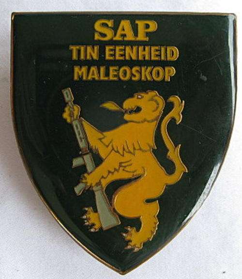 SAP SERVICES TRAINING CENTRE MALEOSKOP METAL SHOULDER FLASH - 3 PINS