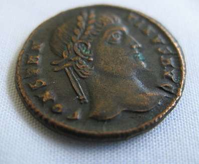 BRONZEROMAN COIN - CONSTANTINE I - 307-327AD - DIAMETER 20MM - AUTHENTIC