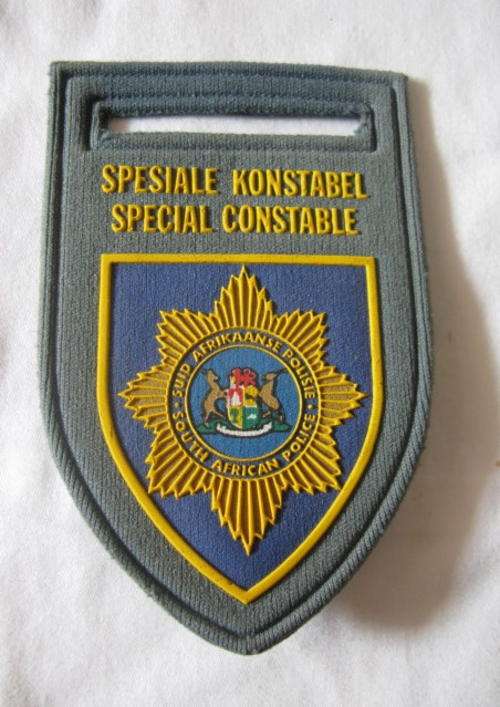 SAP SPECIAL CONSTABLE TUPPER SHOULDER FLASH - ONE PIN