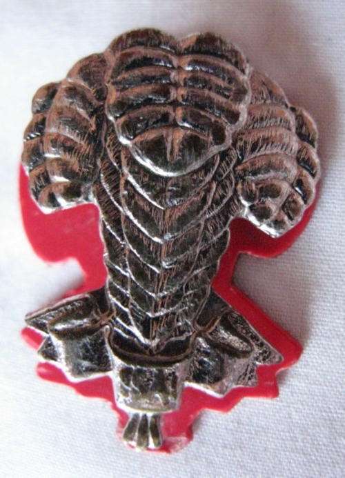 1ST INFANTRY BATTALION CAP BADGE APPROVED 1986 - 2 LUGS