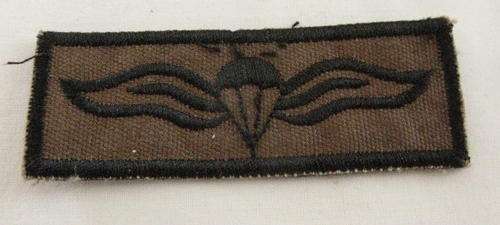 SA PARACHUTE WING - CLOTH EMBROIDERED ON NUTRIA - FIELD DRESS