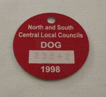 1998 NORTH AND SOUTH CENTRAL LOCAL COUNCIL'S DOG LICENSE