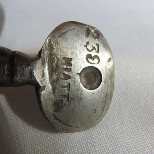 A PAIR OF VINTAGE BRITISH MADE MIAT POLICE HANDCUFFS