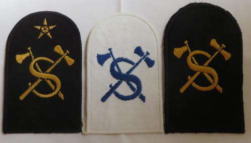 SA NAVY SHIPWRIGHT TRADE BADGES