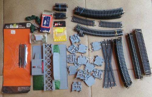 LIMA HO-LARGE SELECTION OF TRACKS & ACCESSORIES-SOLD TOGETHER
