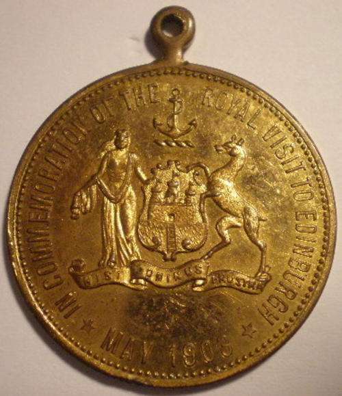 NO. A572)  COM OF THE ROYAL VISIT TO EDINBURGH MAY 1903 - SCOTTISH.