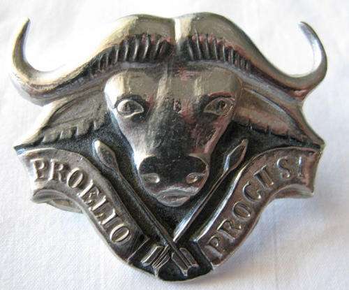 32 BATTALION ORIGINAL BERET BADGE WORN 1977-1990'S.  2 LUGS