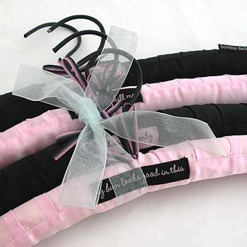 BEAUTIFUL KNITTED LACY COAT HANGERS